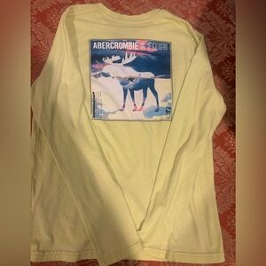 Abercrombie Kids Light Yellow Tee